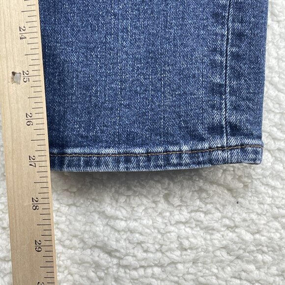 Madewell Jeans Womens Sz 25 Blue Mid Rise Perfect Vintage Straight Leg 25x27 - Picture 4 of 9